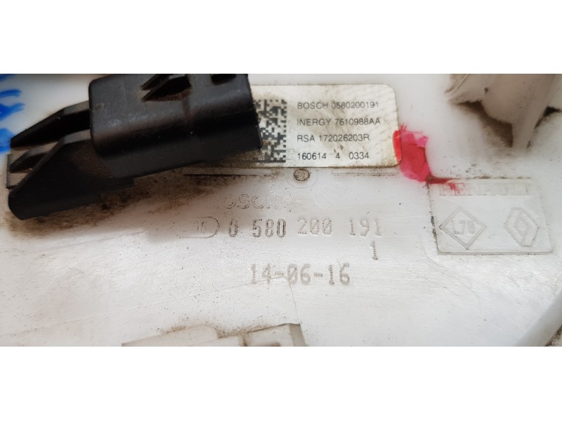 Recambio de aforador para renault megane iv berlina 5p experience referencia OEM IAM 172026203R  