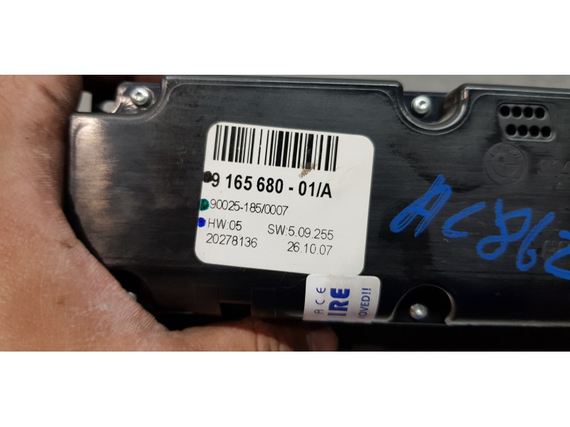 Recambio de mando climatizador para bmw x5 (e70) 3.0d referencia OEM IAM 64119178063 64119178063 9165680 Recambio de mando climatizador para bmw x5 (e70) 3.0d referencia OEM IAM 64119178063 64119178063 9165680