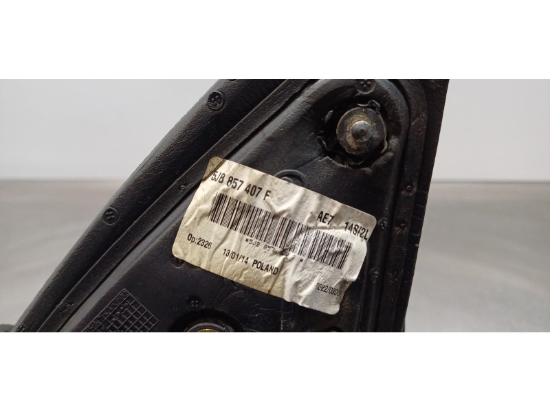 Recambio de retrovisor izquierdo para skoda rapid active referencia OEM IAM 5JB857507C9B9 5JB857407F 