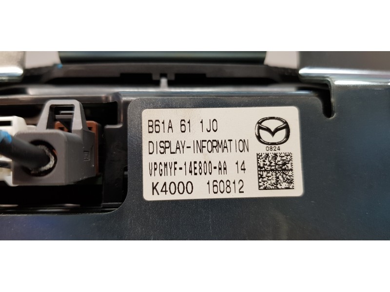 Recambio de pantalla multifuncion para mazda 3 lim. () luxury referencia OEM IAM B61A611J0  