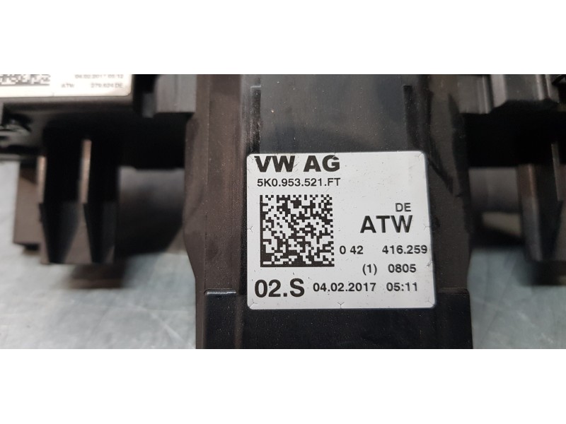 Recambio de mando multifuncion para volkswagen caddy furgón/kombi furgón bmt referencia OEM IAM 5K0953521FT   Recambio de mando multifuncion para volkswagen caddy furgón/kombi furgón bmt referencia OEM IAM 5K0953521FT