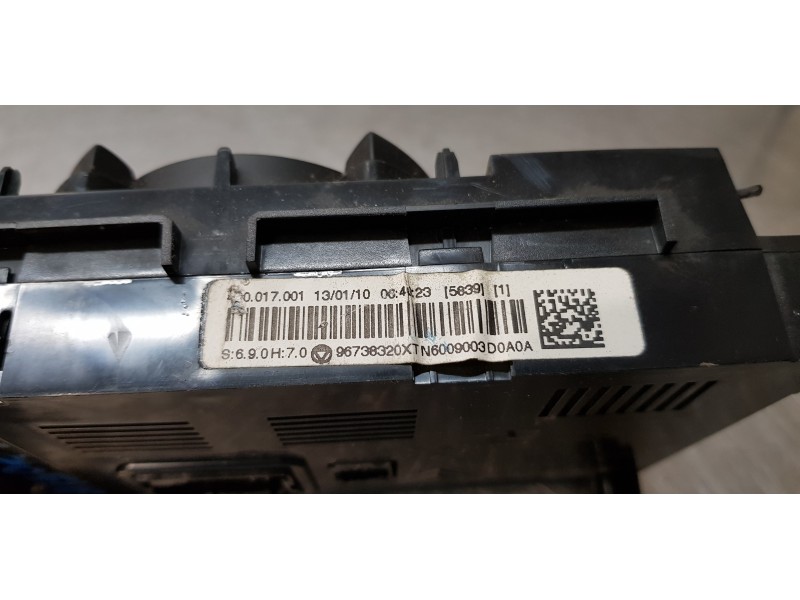 Recambio de mando climatizador para peugeot 3008 sport pack referencia OEM IAM 96738320XT   Recambio de mando climatizador para peugeot 3008 sport pack referencia OEM IAM 96738320XT