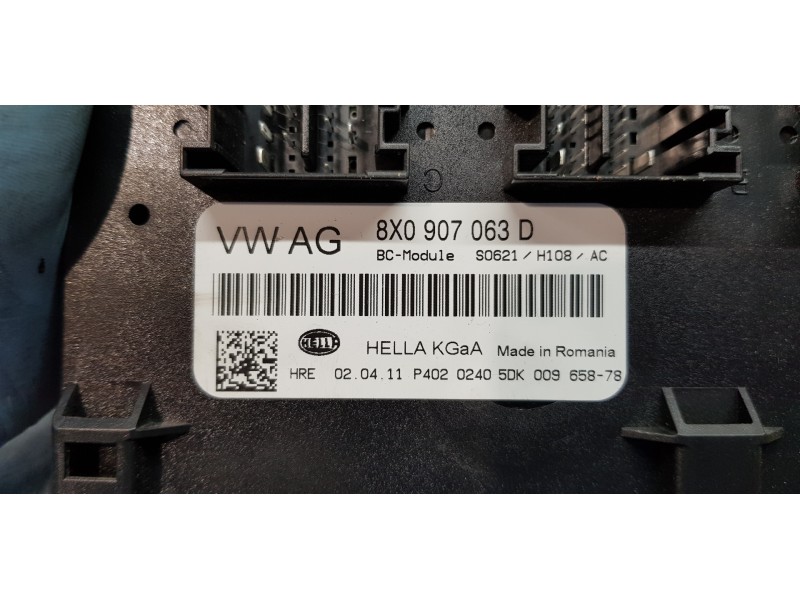 Recambio de modulo confort para audi a1 (8x) attraction referencia OEM IAM 8X0907063D 5DK009658  Recambio de modulo confort para audi a1 (8x) attraction referencia OEM IAM 8X0907063D 5DK009658
