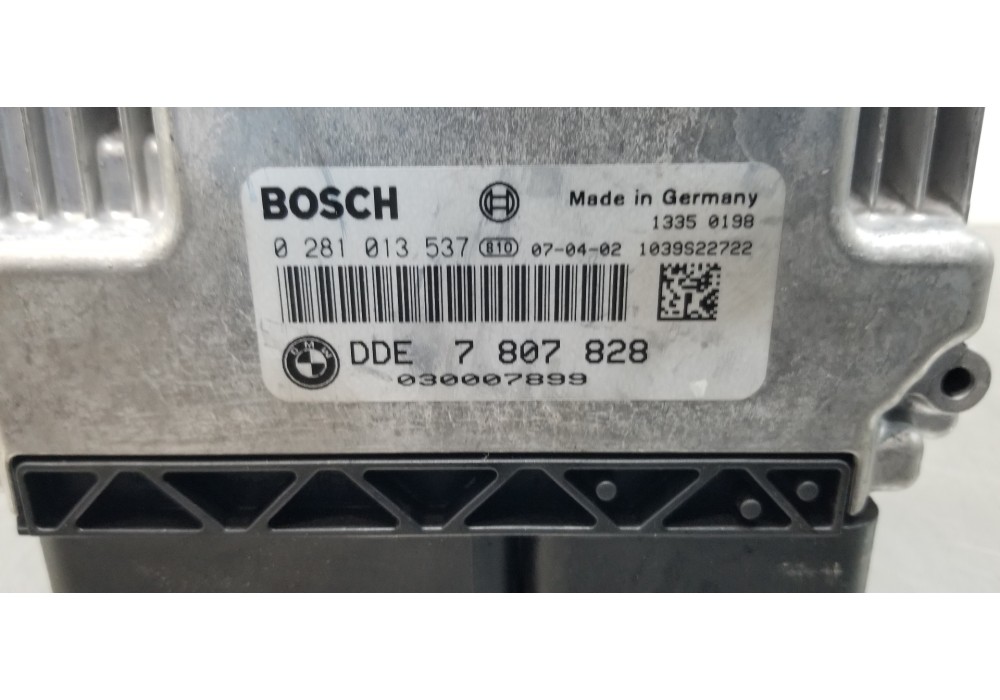Recambio de centralita motor uce para bmw serie 1 berlina (e81/e87) 118d referencia OEM IAM 7807828 0281013537  Recambio de centralita motor uce para bmw serie 1 berlina (e81/e87) 118d referencia OEM IAM 7807828 0281013537