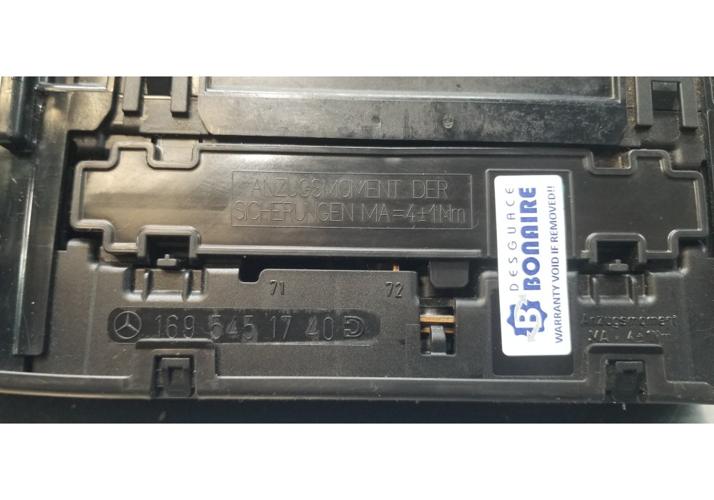 Recambio de caja reles / fusibles para mercedes clase a (w169) a 180 cdi (169.007) referencia OEM IAM 1695451740  