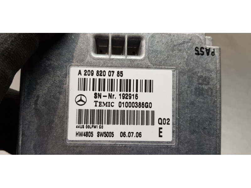 Recambio de modulo electronico para mercedes clase cls (w219) 320 cdi (219.322) referencia OEM IAM A2098200785  