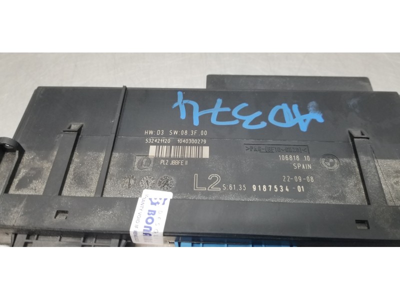 Recambio de modulo confort para bmw serie 1 berlina (e81/e87) 118d referencia OEM IAM 61359187534   Recambio de modulo confort para bmw serie 1 berlina (e81/e87) 118d referencia OEM IAM 61359187534