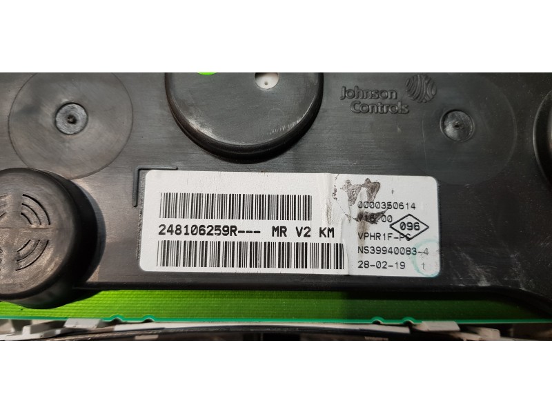 Recambio de cuadro instrumentos para dacia lodgy sl xplore referencia OEM IAM 248106259R  