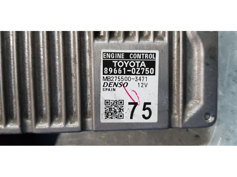 Recambio de centralita motor uce para toyota auris touring sports (e18) hybrid advance referencia OEM IAM 896610Z750  