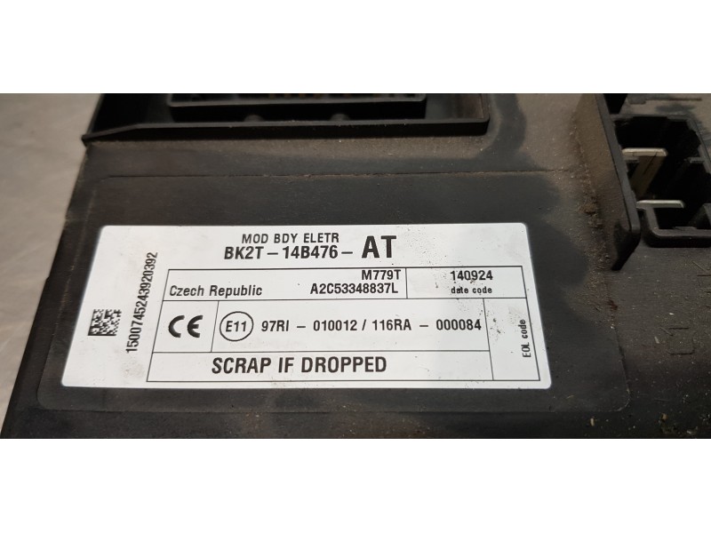 Recambio de caja reles / fusibles para ford transit kastenwagen (ttg) 350 l3 referencia OEM IAM BK2T14B476AT  