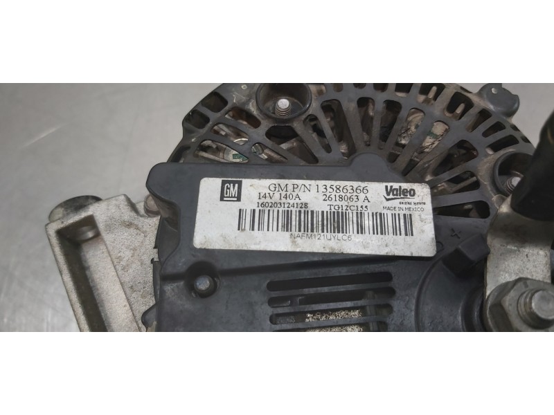 Recambio de alternador para opel insignia berlina limousine referencia OEM IAM 13586366   Recambio de alternador para opel insignia berlina limousine referencia OEM IAM 13586366