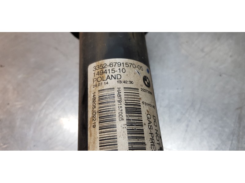 Recambio de amortiguador trasero derecho para bmw serie 3 touring (f31) 318d referencia OEM IAM 679157005  