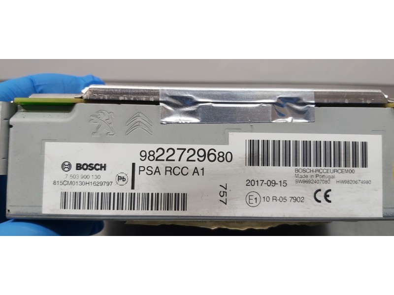 Recambio de sistema audio / radio cd para citroen c4 picasso feel referencia OEM IAM 9822729680  