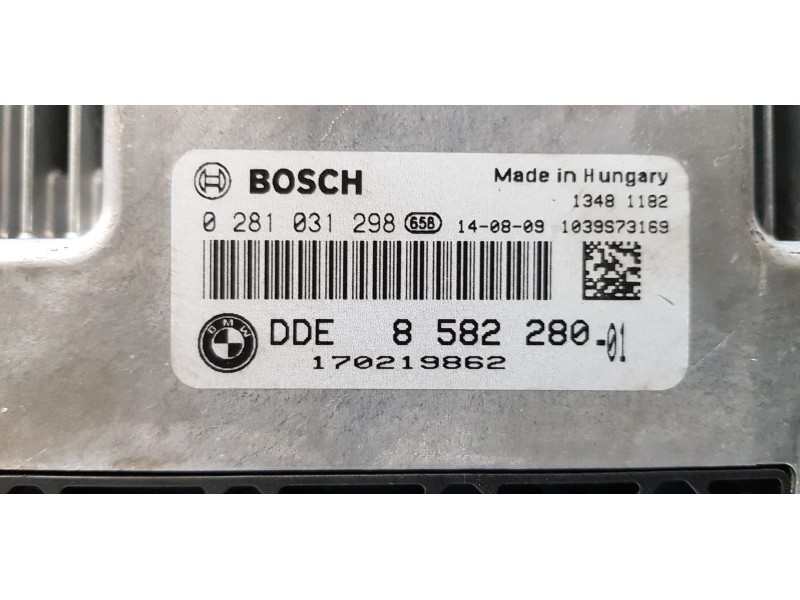Recambio de centralita motor uce para bmw serie 3 touring (f31) 318d referencia OEM IAM 8582280 0281031298 