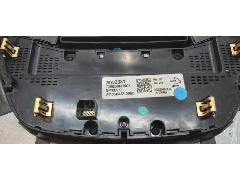 Recambio de mando climatizador para opel insignia berlina limousine referencia OEM IAM 26202381  