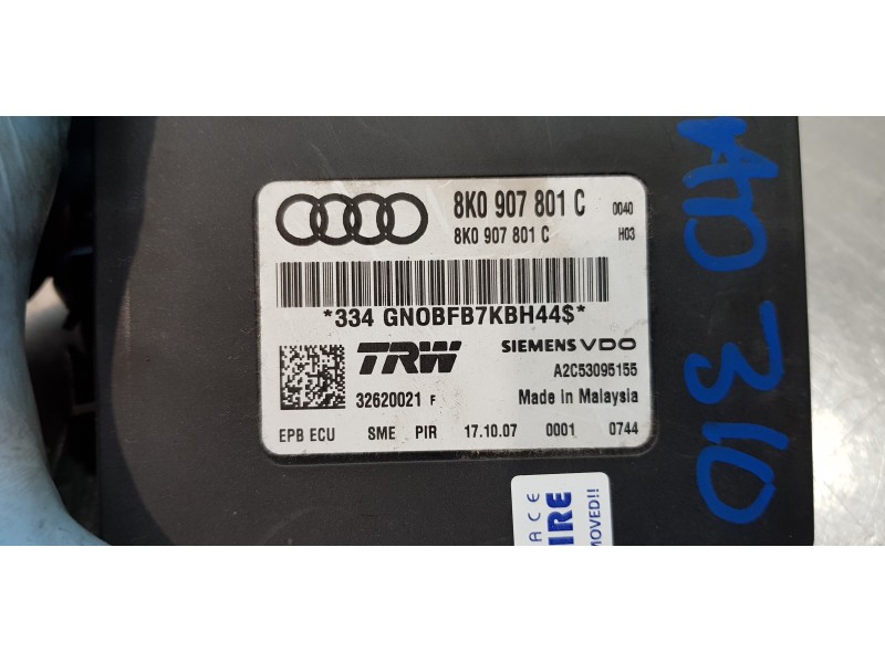 Recambio de modulo electronico para audi a5 coupe (8t) 2.7 tdi referencia OEM IAM 8K0907801C A2C53095155  Recambio de modulo electronico para audi a5 coupe (8t) 2.7 tdi referencia OEM IAM 8K0907801C A2C53095155