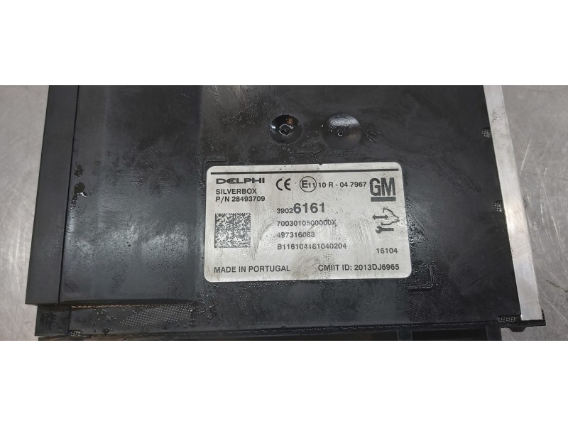 Recambio de sistema audio / radio cd para opel insignia berlina limousine referencia OEM IAM 39026161   Recambio de sistema audio / radio cd para opel insignia berlina limousine referencia OEM IAM 39026161