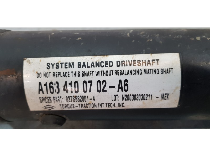 Recambio de transmision central para mercedes clase m (w163) 350 (163.) referencia OEM IAM A1634100702  