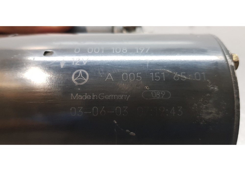 Recambio de motor arranque para mercedes clase e (w211) berlina e 320 (211.065) referencia OEM IAM A0051516501  