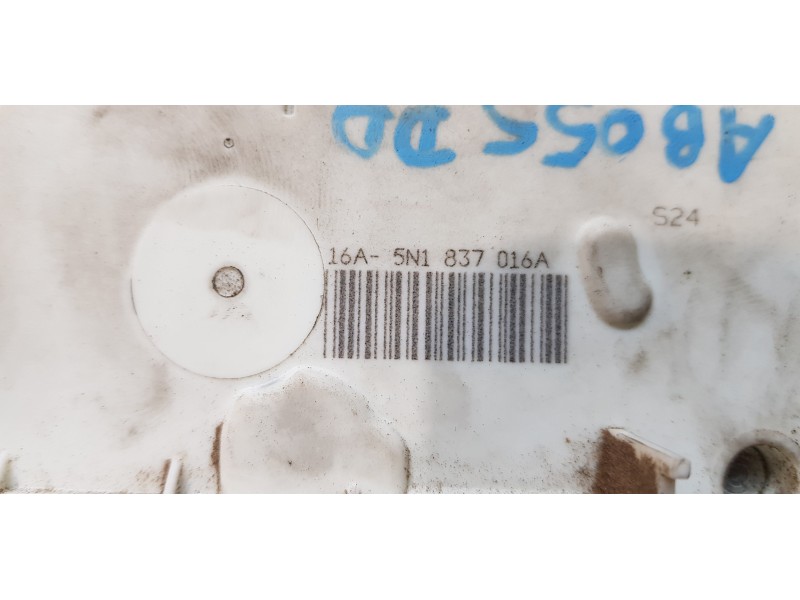 Recambio de cerradura puerta delantera derecha para seat ibiza (6j5) reference referencia OEM IAM 5N1837016A   Recambio de cerradura puerta delantera derecha para seat ibiza (6j5) reference referencia OEM IAM 5N1837016A