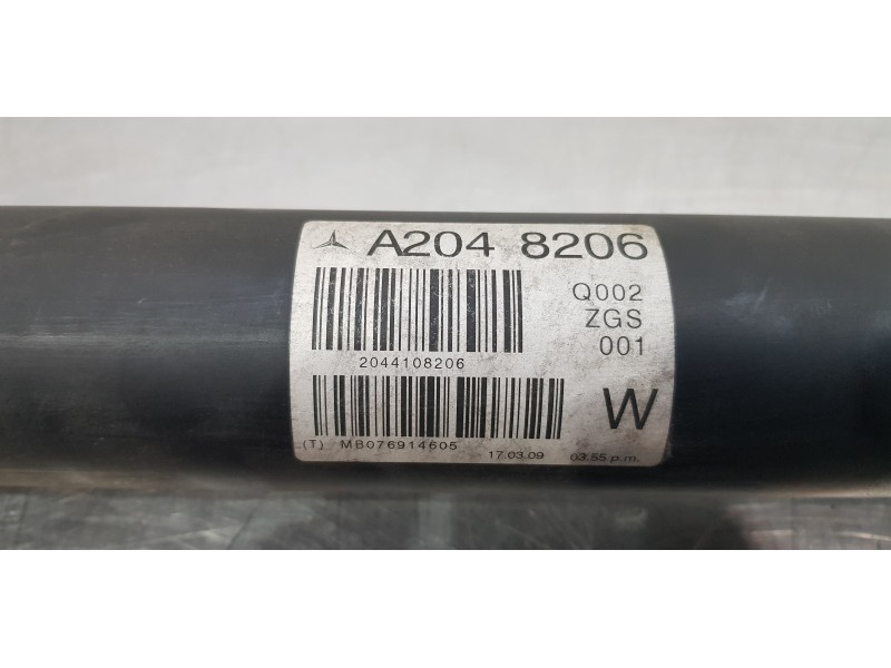 Recambio de transmision central para mercedes clase clk (w207) coupe 350 cdi blueefficiency (207.322) referencia OEM IAM A204410