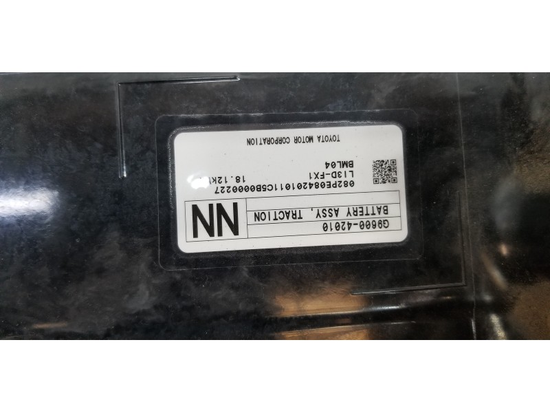 Recambio de bateria para toyota rav 4 plug-in hybrid advance referencia OEM IAM G951042030 G960042010 