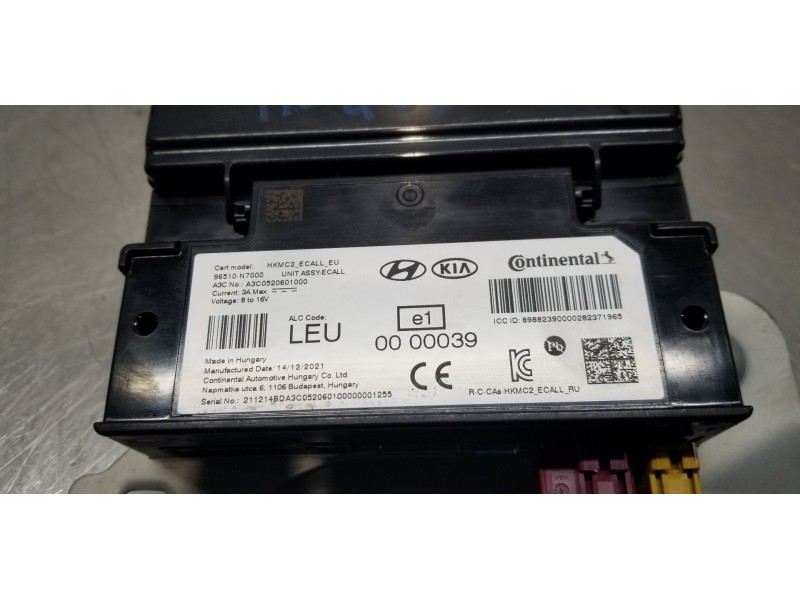 Recambio de modulo electronico para hyundai tucson klass referencia OEM IAM 96510N7000 A3C0520601000 