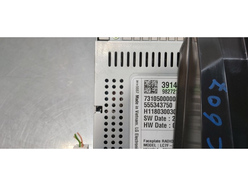 Recambio de sistema audio / radio cd para opel grandland x excellence referencia OEM IAM 39152905   Recambio de sistema audio / radio cd para opel grandland x excellence referencia OEM IAM 39152905