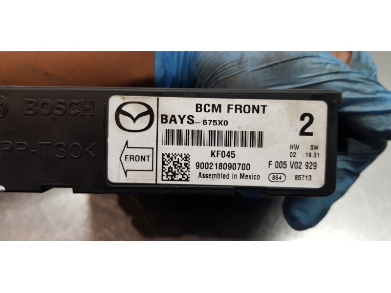 Recambio de modulo confort para mazda 3 lim. () luxury referencia OEM IAM BAYS675X0 F005V02929 