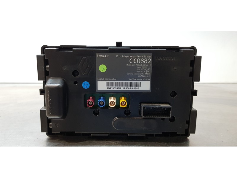 Recambio de pantalla multifuncion para renault scenic iii grand dynamique referencia OEM IAM 259153398R   Recambio de pantalla multifuncion para renault scenic iii grand dynamique referencia OEM IAM 259153398R