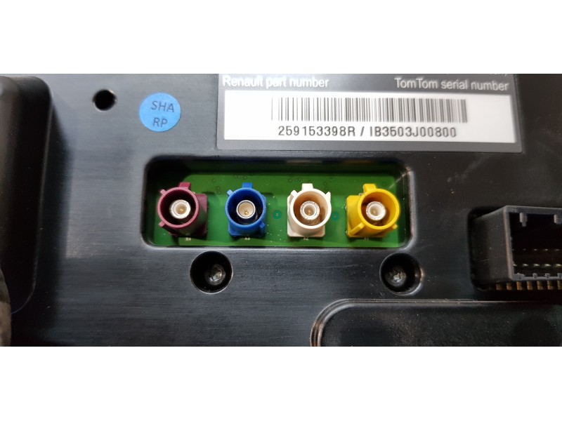 Recambio de pantalla multifuncion para renault scenic iii grand dynamique referencia OEM IAM 259153398R   Recambio de pantalla multifuncion para renault scenic iii grand dynamique referencia OEM IAM 259153398R