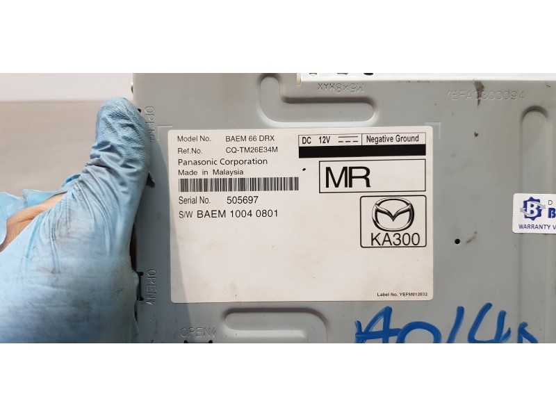 Recambio de sistema navegacion gps para mazda 3 lim. () luxury referencia OEM IAM BAEM66DRX  