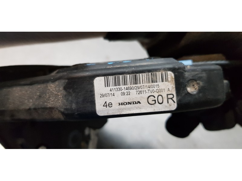 Recambio de cerradura puerta trasera derecha para honda civic tourer (fk) comfort referencia OEM IAM 72611TV0G001  