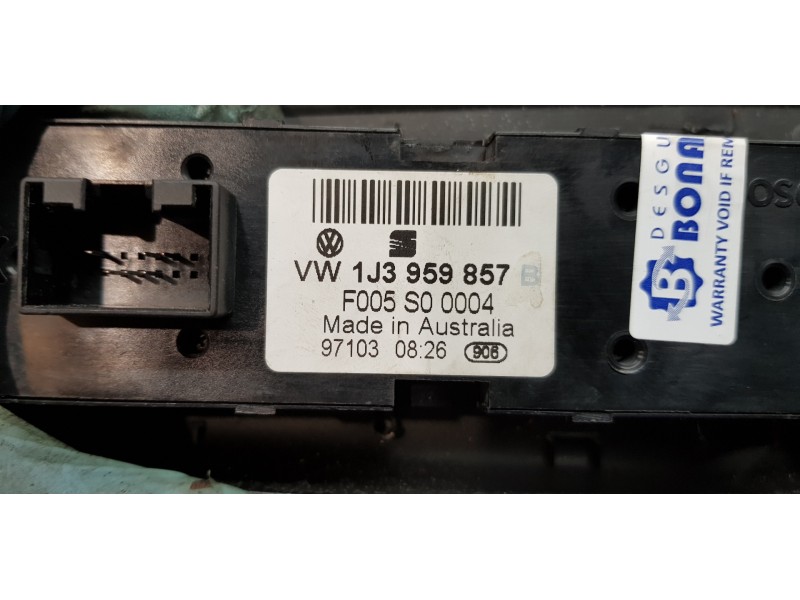 Recambio de mando elevalunas delantero izquierdo para volkswagen golf iv berlina (1j1) highline referencia OEM IAM 1J3959857  