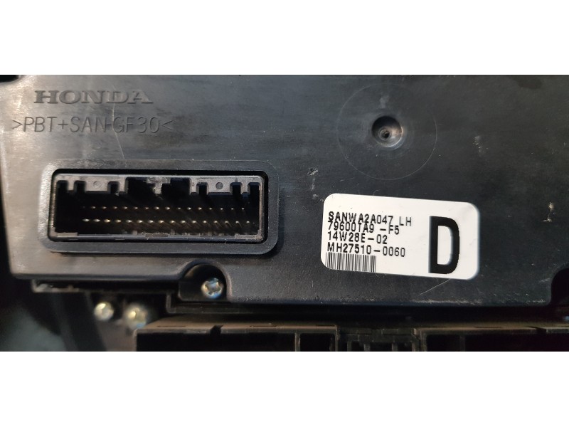 Recambio de mando climatizador para honda civic tourer (fk) comfort referencia OEM IAM 79600TA9F5   Recambio de mando climatizador para honda civic tourer (fk) comfort referencia OEM IAM 79600TA9F5