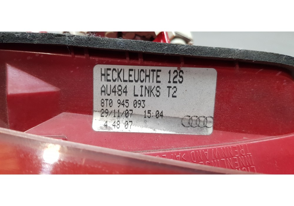 Recambio de piloto trasero izquierdo interior para audi a5 coupe (8t) 2.7 tdi referencia OEM IAM 8T0945093   Recambio de piloto trasero izquierdo interior para audi a5 coupe (8t) 2.7 tdi referencia OEM IAM 8T0945093