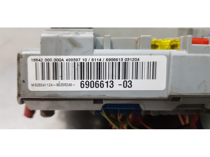 Recambio de caja reles / fusibles para bmw serie 1 berlina (e81/e87) 118i referencia OEM IAM 6906613   Recambio de caja reles / fusibles para bmw serie 1 berlina (e81/e87) 118i referencia OEM IAM 6906613