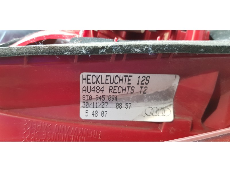 Recambio de piloto trasero derecho interior para audi a5 coupe (8t) 2.7 tdi referencia OEM IAM 8T0945094   Recambio de piloto trasero derecho interior para audi a5 coupe (8t) 2.7 tdi referencia OEM IAM 8T0945094