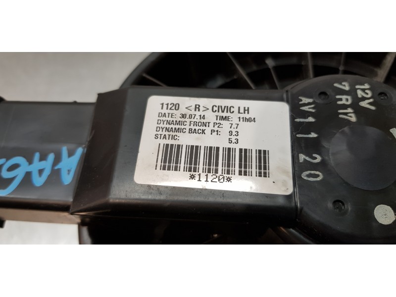 Recambio de motor calefaccion para honda civic tourer (fk) comfort referencia OEM IAM    Recambio de motor calefaccion para honda civic tourer (fk) comfort referencia OEM IAM