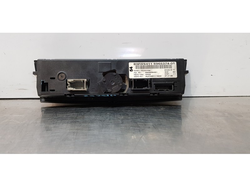 Recambio de mando climatizador para bmw serie 1 berlina (e81/e87) 118i referencia OEM IAM 64116965374   Recambio de mando climatizador para bmw serie 1 berlina (e81/e87) 118i referencia OEM IAM 64116965374