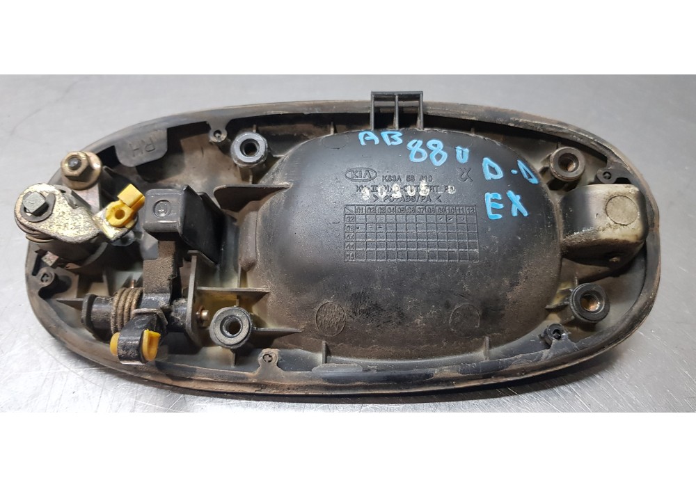 Recambio de maneta exterior delantera derecha para kia carnival ii 2.9 cdri executive referencia OEM IAM K53A58410   Recambio de maneta exterior delantera derecha para kia carnival ii 2.9 cdri executive referencia OEM IAM K53A58410