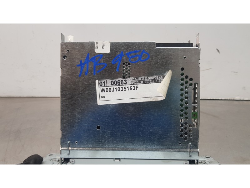 Recambio de sistema audio / radio cd para seat ibiza st (6j8) style referencia OEM IAM 6J1035153F  