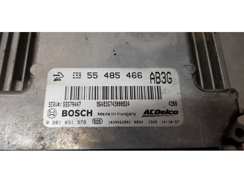 Recambio de centralita motor uce para opel zafira tourer expression referencia OEM IAM 55485466  