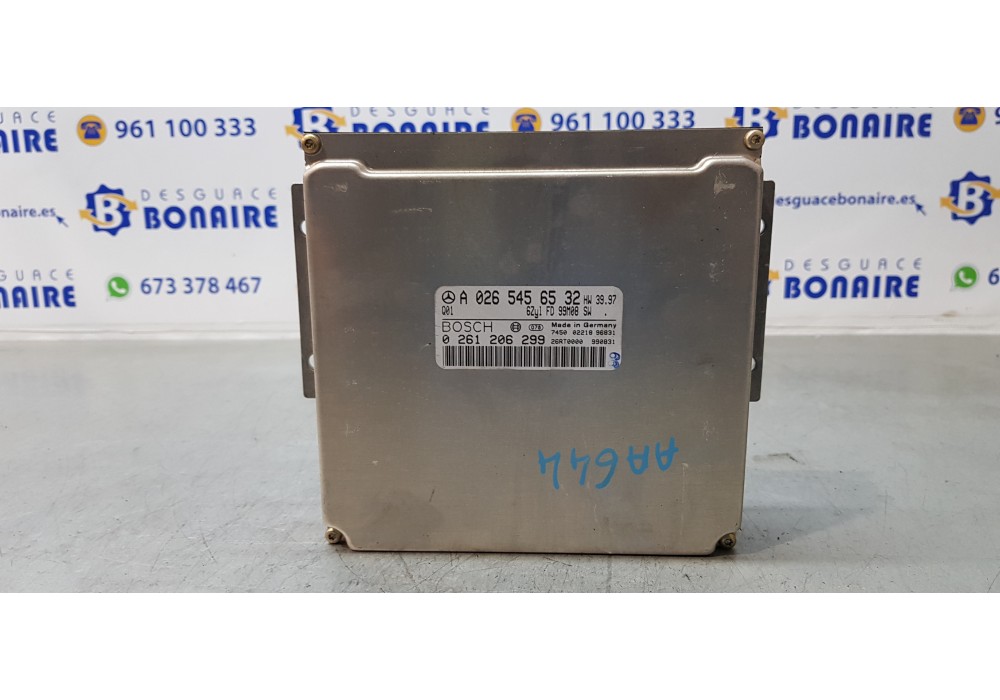 Recambio de centralita motor uce para mercedes clase s (w220) berlina 320 (220.065) referencia OEM IAM A0265456532  