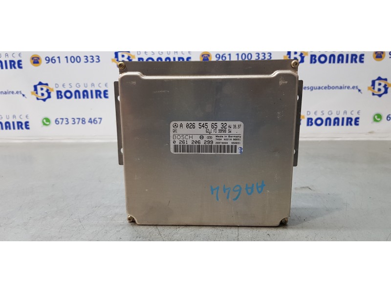 Recambio de centralita motor uce para mercedes clase s (w220) berlina 320 (220.065) referencia OEM IAM A0265456532  