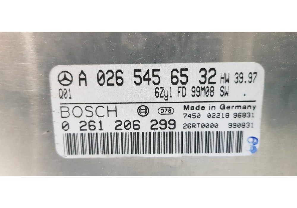 Recambio de centralita motor uce para mercedes clase s (w220) berlina 320 (220.065) referencia OEM IAM A0265456532  