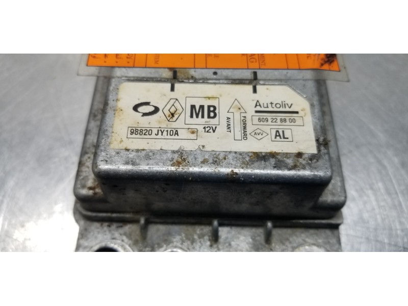 Recambio de centralita airbag para renault koleos dynamique referencia OEM IAM 98820JY10A   Recambio de centralita airbag para renault koleos dynamique referencia OEM IAM 98820JY10A