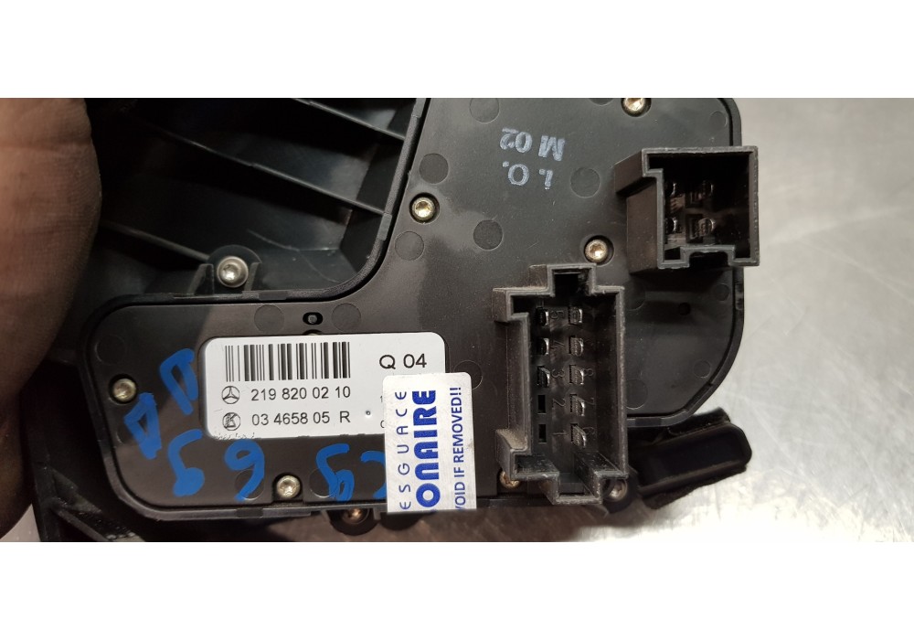 Recambio de interruptor de asiento para mercedes clase cls (w219) 350 (219.356) referencia OEM IAM 2198200210  