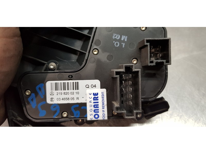 Recambio de interruptor de asiento para mercedes clase cls (w219) 350 (219.356) referencia OEM IAM 2198200210  