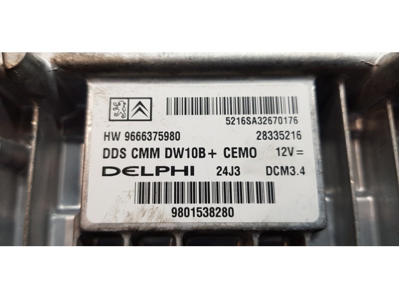 Recambio de centralita motor uce para citroen c5 station wagon exclusive referencia OEM IAM 9666375980   Recambio de centralita motor uce para citroen c5 station wagon exclusive referencia OEM IAM 9666375980